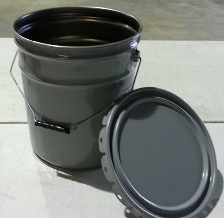 5 gallon Unlined Steel Pails, UN Rated