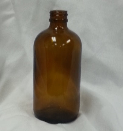 Boston Round Bottle, 16 oz, 28/400 Mouth size, PVC Coated Flint