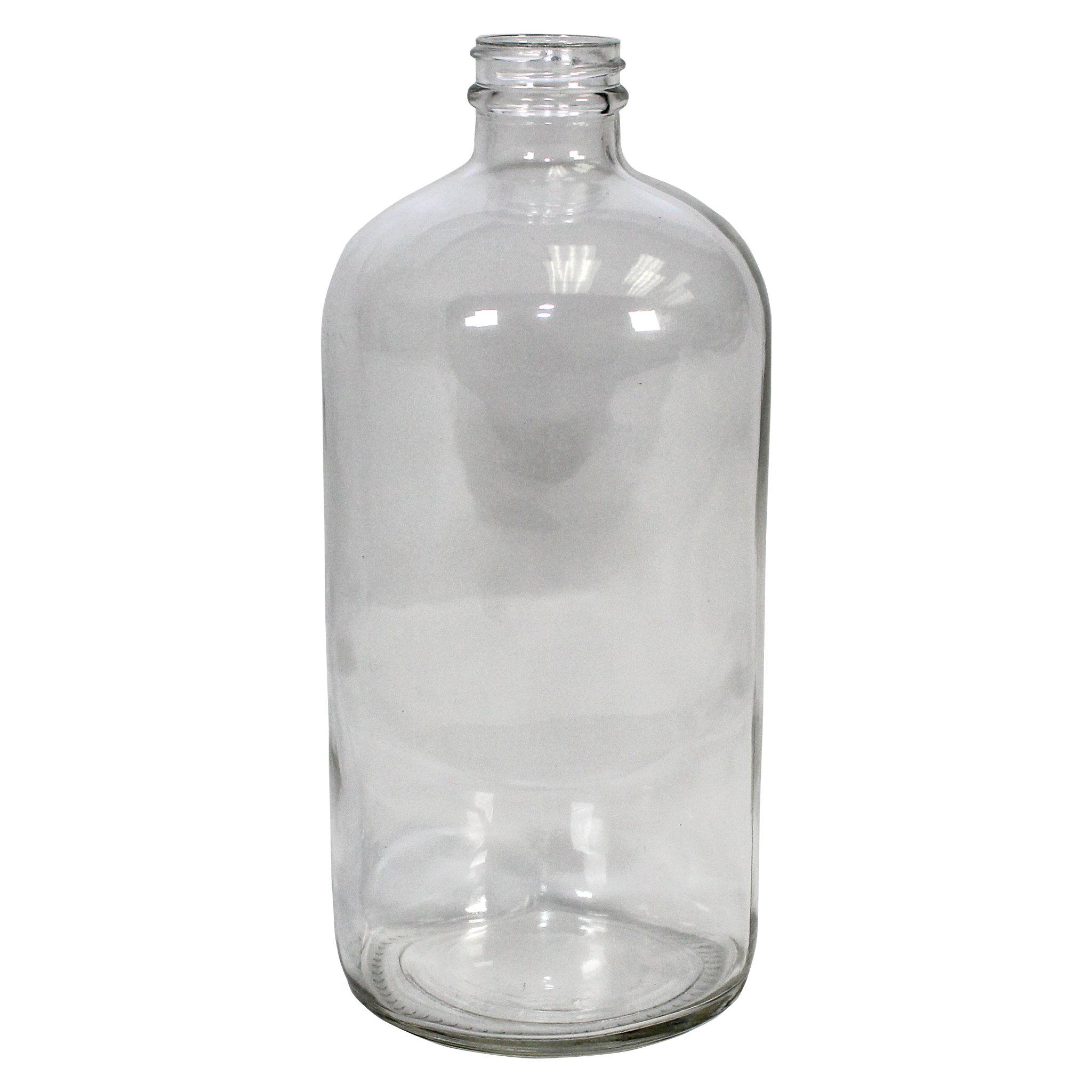 32oz (960ml) Flint (Clear) Glass Oil Bottle with Cork Finish