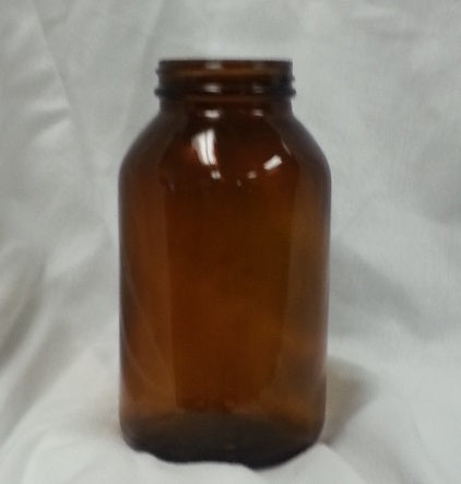 32-Ounce Wide-Mouth Glass Bottle (Amber) - (2G-32A)