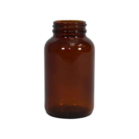 8-Ounce Wide-Mouth Glass Bottle (Amber) - (2G-8A)