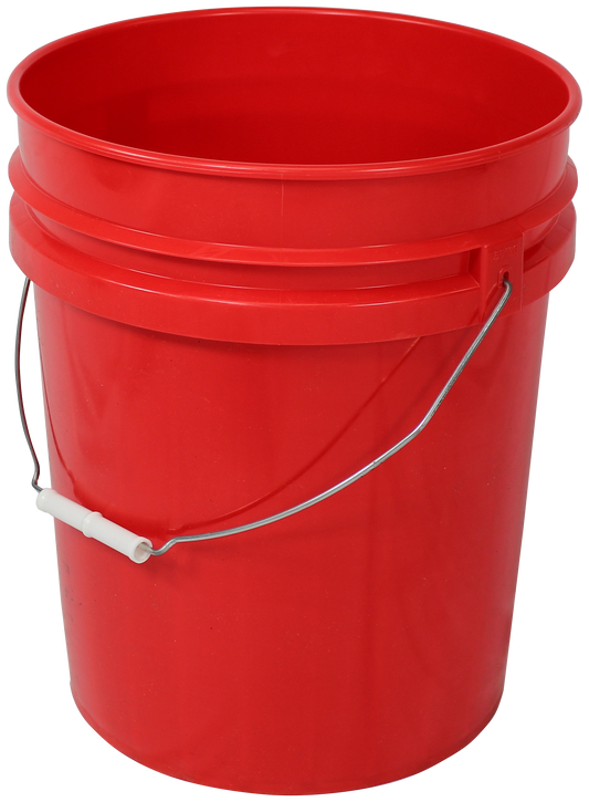 E5GRED (5 Gallon Citgo Red plastic pail with C.W.L.<b>(120/Pallet)</b>