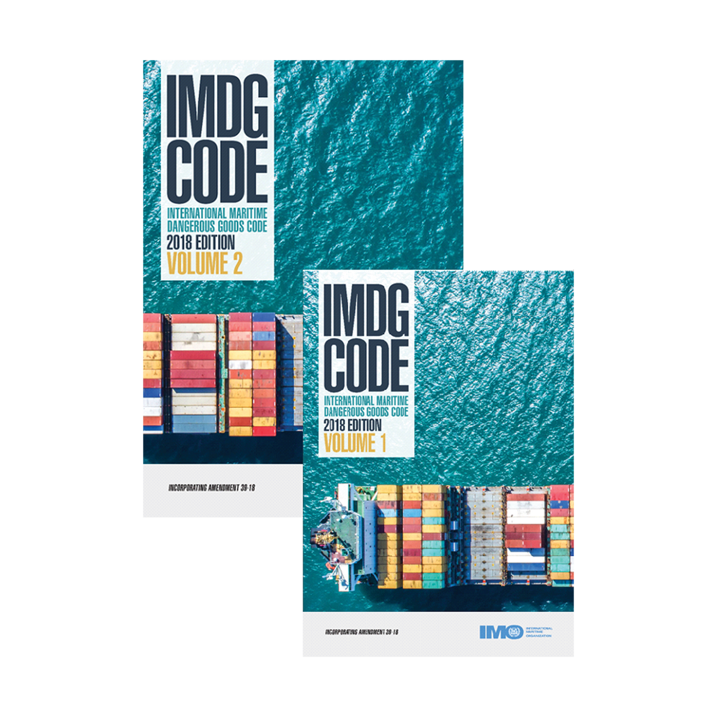 IMO International Maritime Dangerous Goods Code - IMDG CODES 39-18 (2 VOLUME SET)