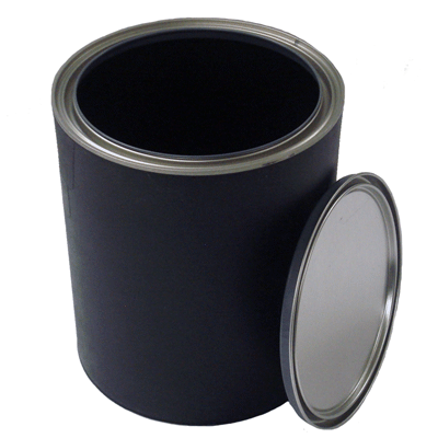 1 Pint LDPE Paint Can - lined with Metal Plug 